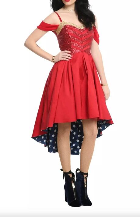 DC Comics Dresses & Skirts - DC Comics Wonder Woman Limited Edition Hi-Low Formal Dress Size S